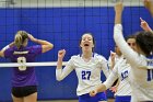 Volleyball vs Emerson  Wheaton College Women's Volleyball vs Emerson College. - Photo by Keith Nordstrom : Wheaton, Volleyball, VB2019